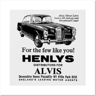 ALVIS SERIES III - advert Posters and Art